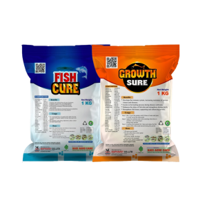 Fish Cure & Growth Sure ( ৫০ শতাংশের মতো) Kg:5+5=10Kg